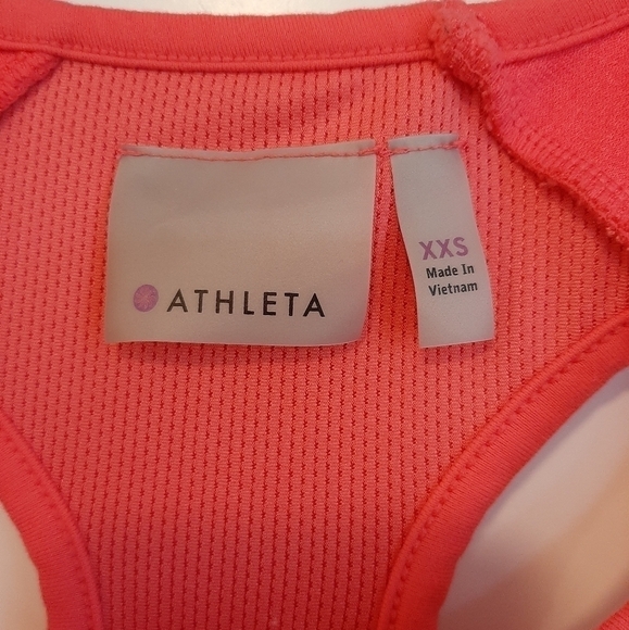 Athleta Racerback Tank Top Built in Bra Athletic Workout Yoga Purple Pink XXS - Picture 4 of 9